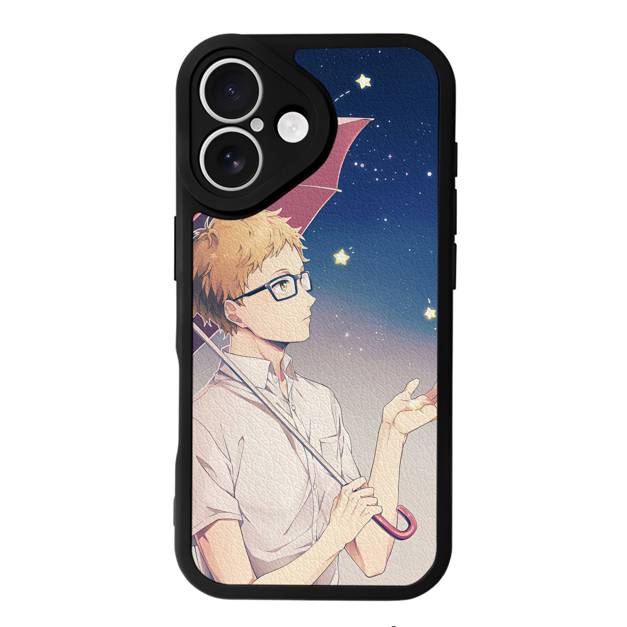 （画像用） ハイキュー!! Haikyu!! 【iPhone 16シリーズ対応】シリコンスマホケース（レザー調） 材質：シリコン